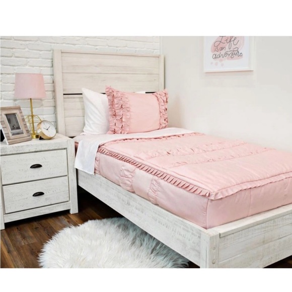 Beddy’s Bedding Beddys Full Size Bed Set Pink Blush Minky Cotton